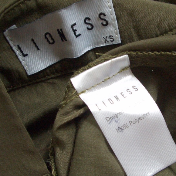 Lioness Cypress khaki cargo jogger pants XS - Picture 6 of 7